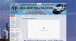 Desktop Screenshot of abahidtranszfer.hu